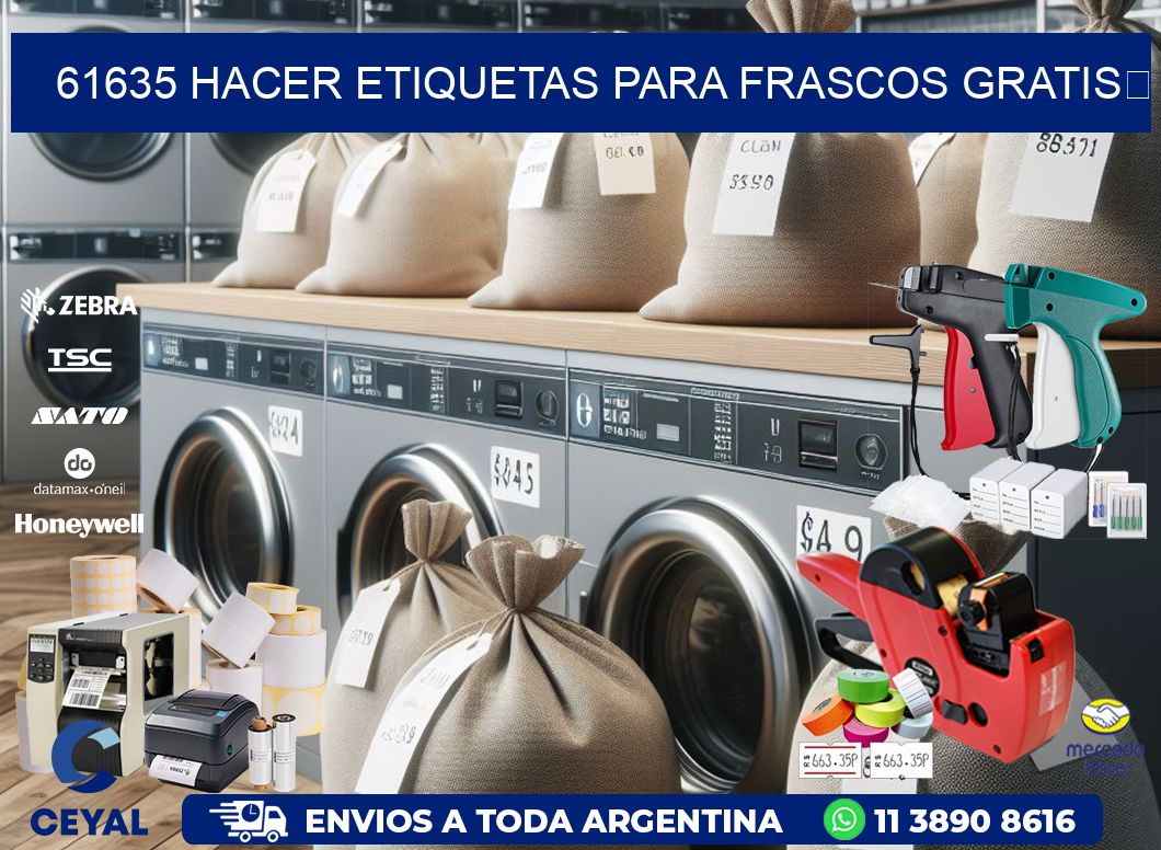 61635 Hacer etiquetas para frascos gratis 